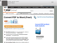 Tablet Screenshot of pdfonline.com